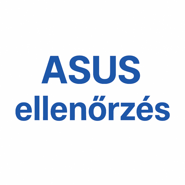 ASUS ellenőrzés