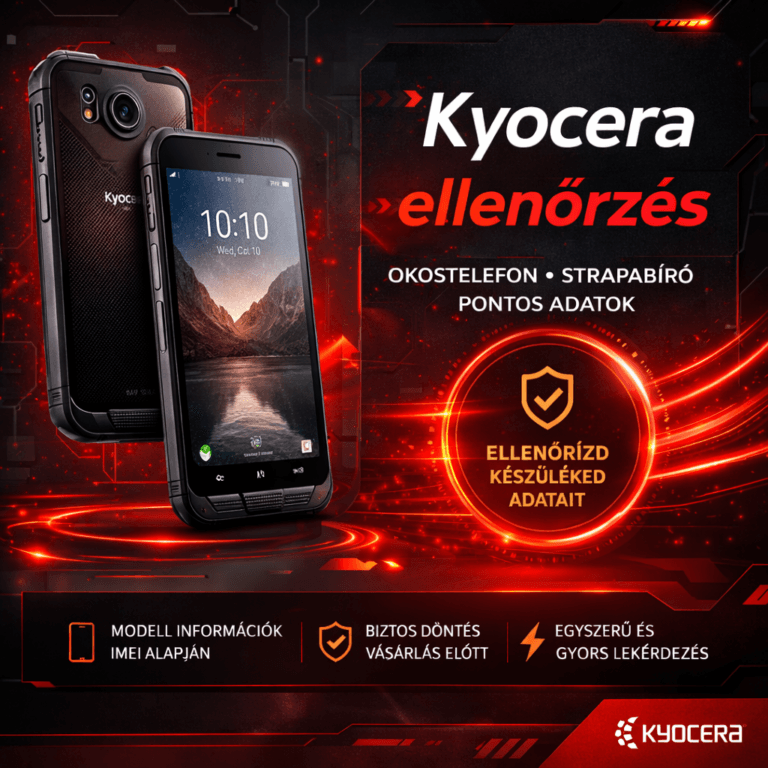 Kyocera phone check – IMEI-based device information