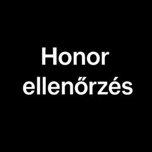 Honor garanciaellenőrzés
